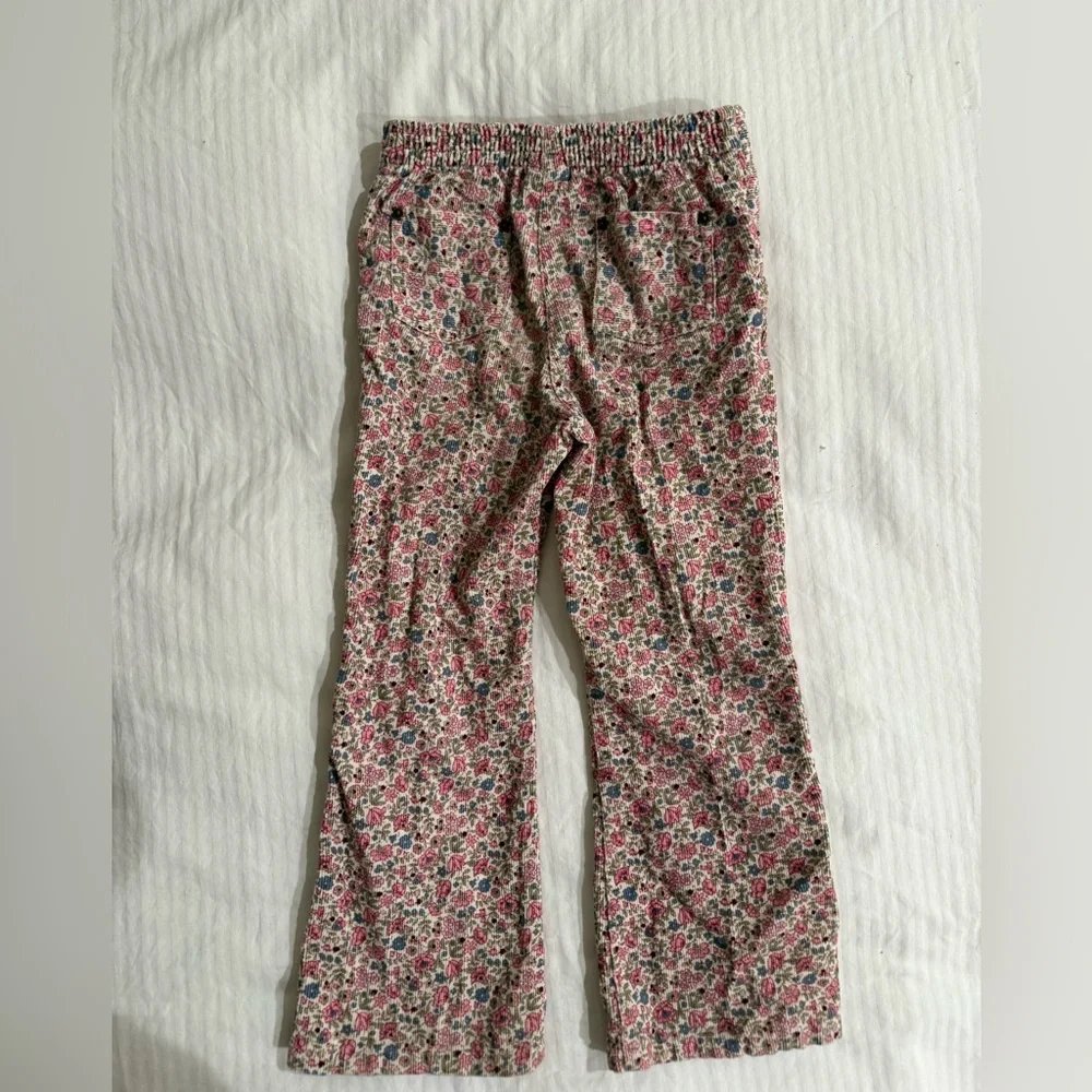 Gymboree English garden lace up Corduroy Pants with matching long sleeve shirt 5